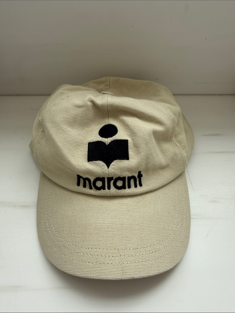 Isabel Marant Kids Beige Cap with Black Logo
